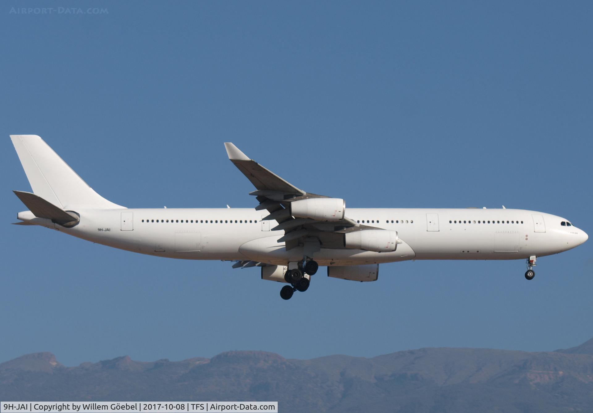 9H-JAI, 1998 Airbus A340-313X C/N 236, Landing on TFS airport of Tenerife