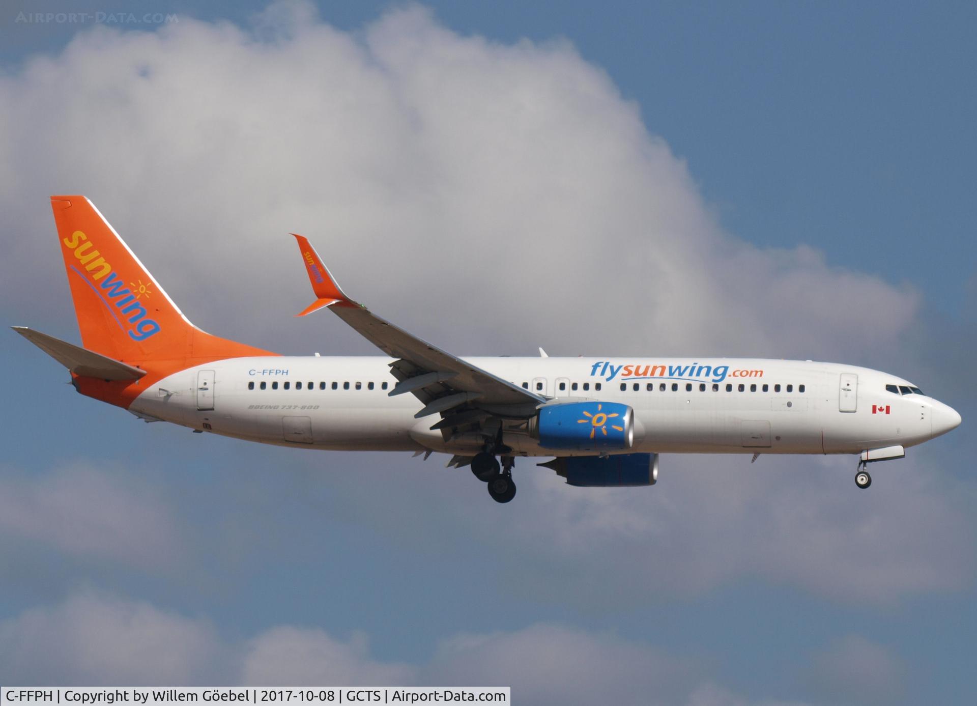 C-FFPH, 2014 Boeing 737-81D C/N 39440, Landing on TFS airport of Tenerife
