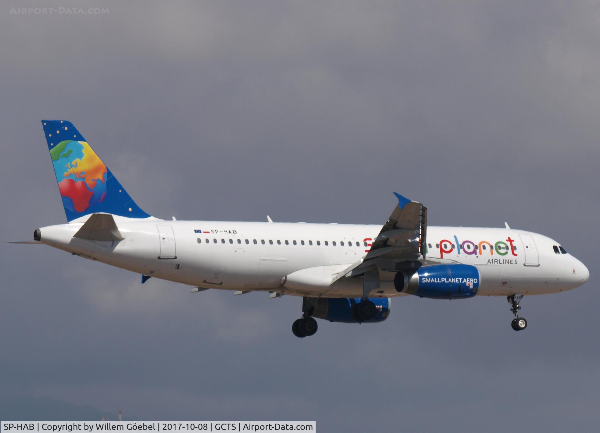SP-HAB, 2001 Airbus A320-232 C/N 1411, Landing on TFS airport of Tenerife