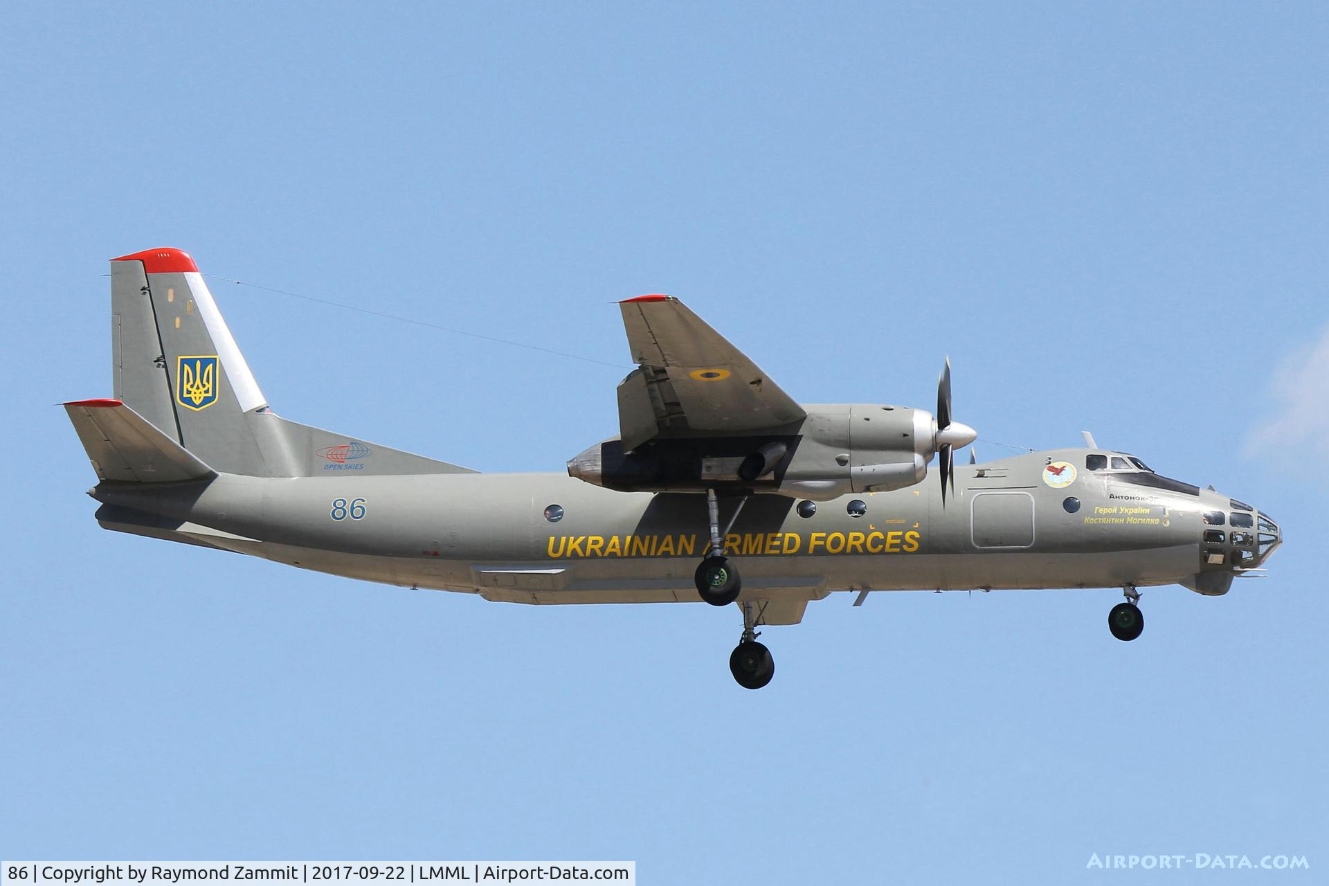 86, Antonov An-30 C/N 0602, Antonov An-30 86 Ukrainian Air Force