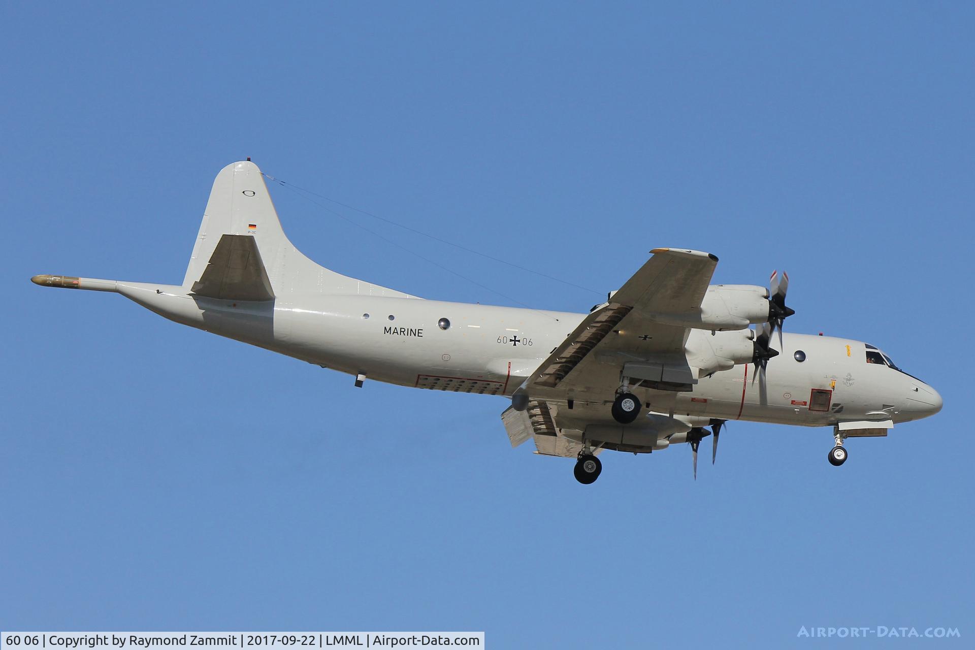 60 06, 1984 Lockheed P-3C Orion C/N 285E-5769, Lockheed P-3C Orion 60+06 German Navy