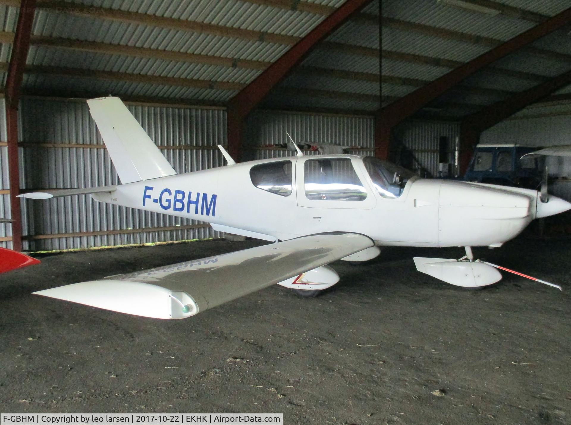 F-GBHM, Socata TB-10 Tobago C/N 28, Holbæk 22.10.2017