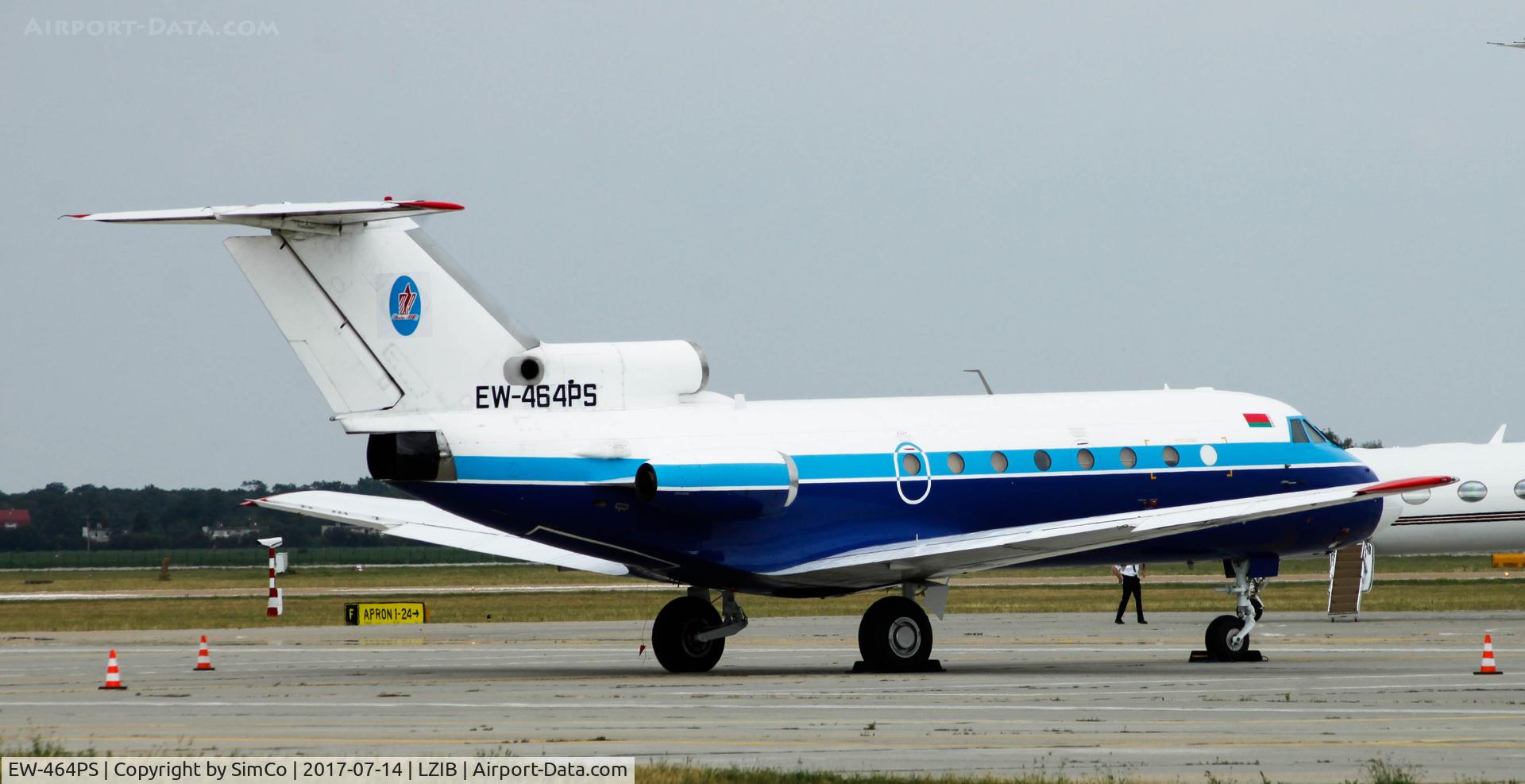 EW-464PS, 1975 Yakovlev Yak-40 C/N 9510540, Rare visit in Bratislava