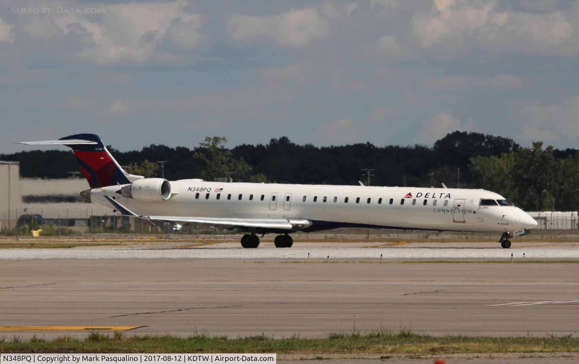 N348PQ, 2015 Bombardier CRJ-900LR (CL-600-2D24) C/N 15348, CL-600-2D24