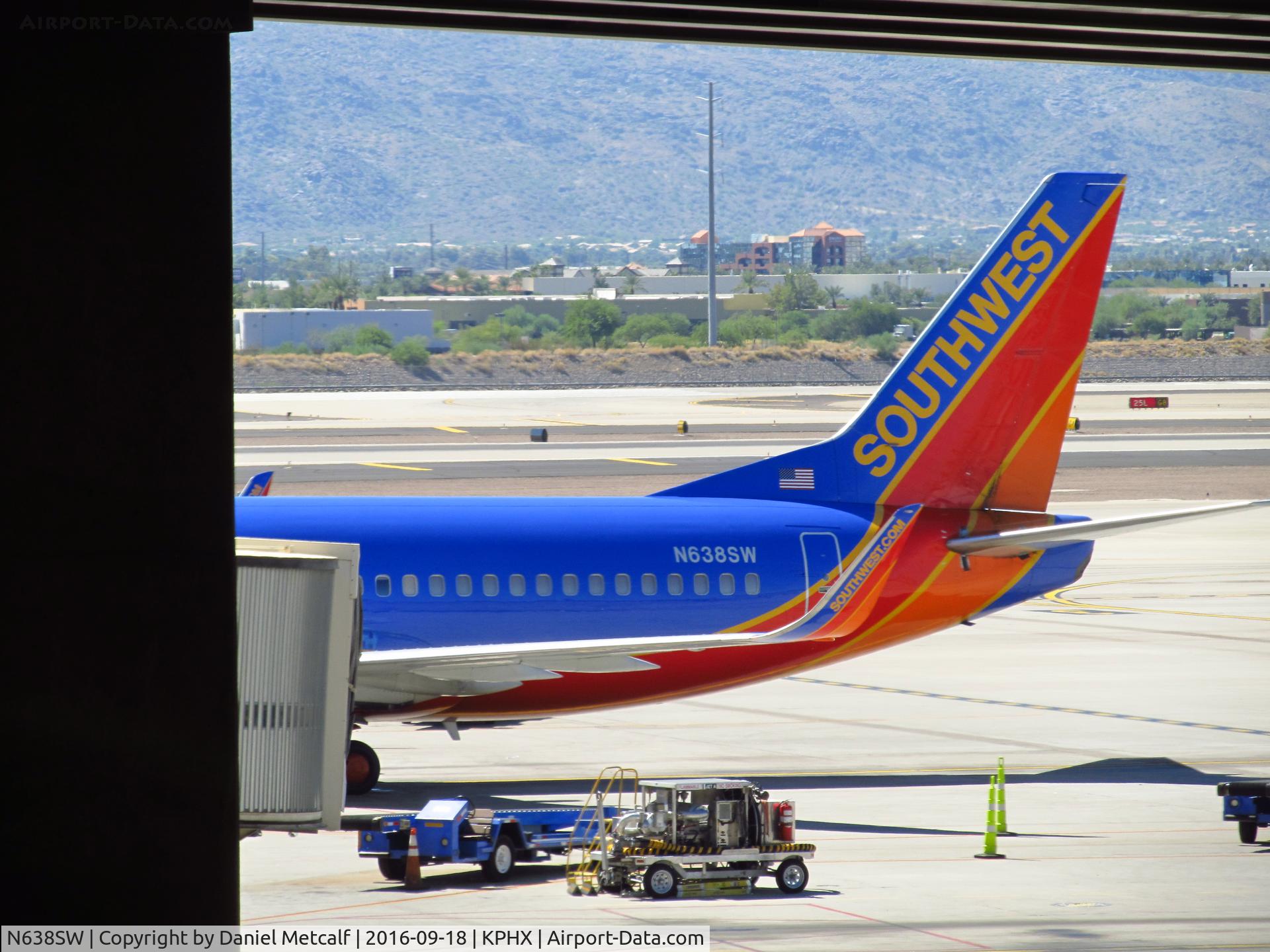 N638SW, 1996 Boeing 737-3H4 C/N 27711, Phoenix Sky Harbor
