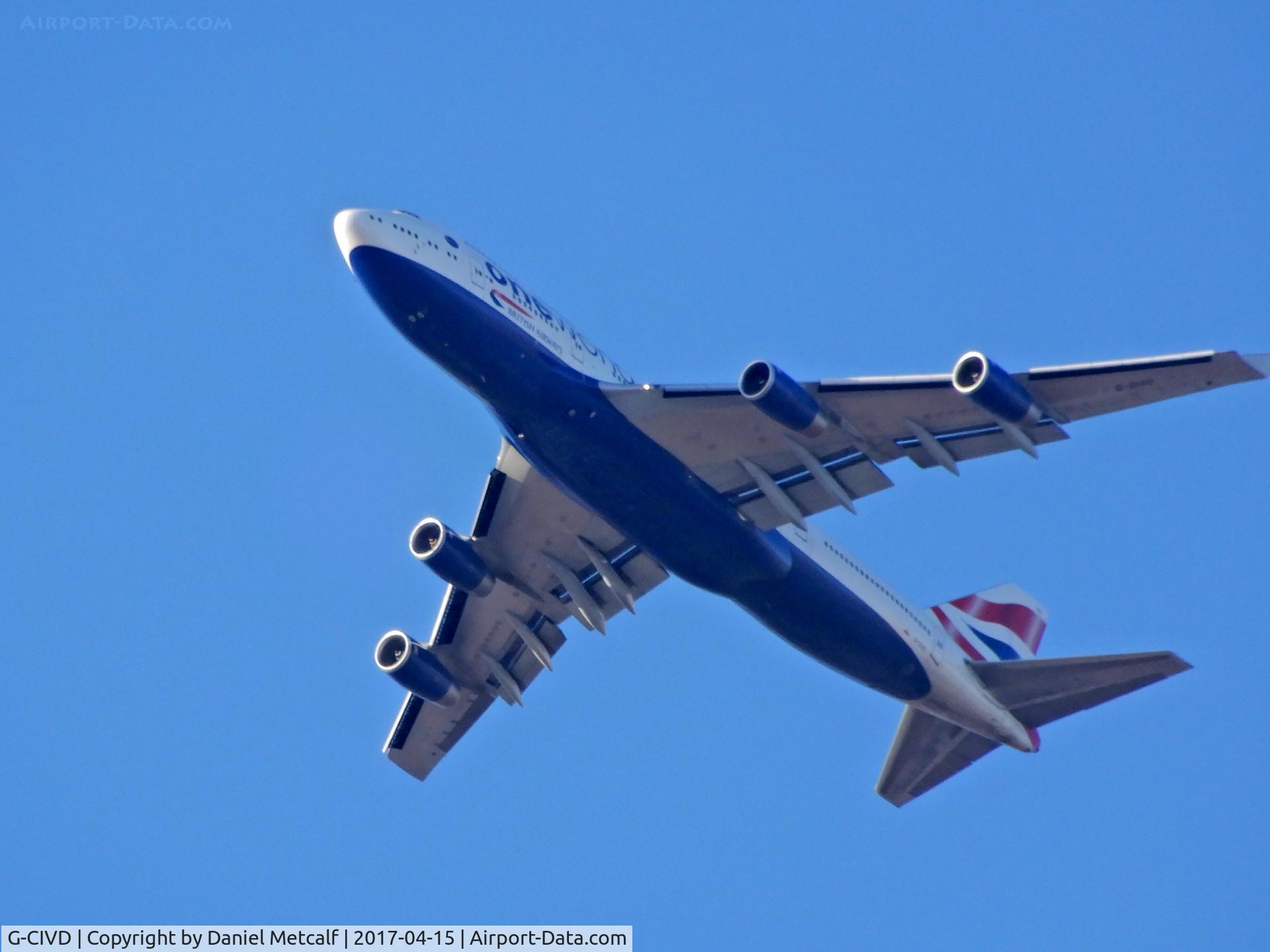 G-CIVD, 1994 Boeing 747-436 C/N 27349, In route to PHX