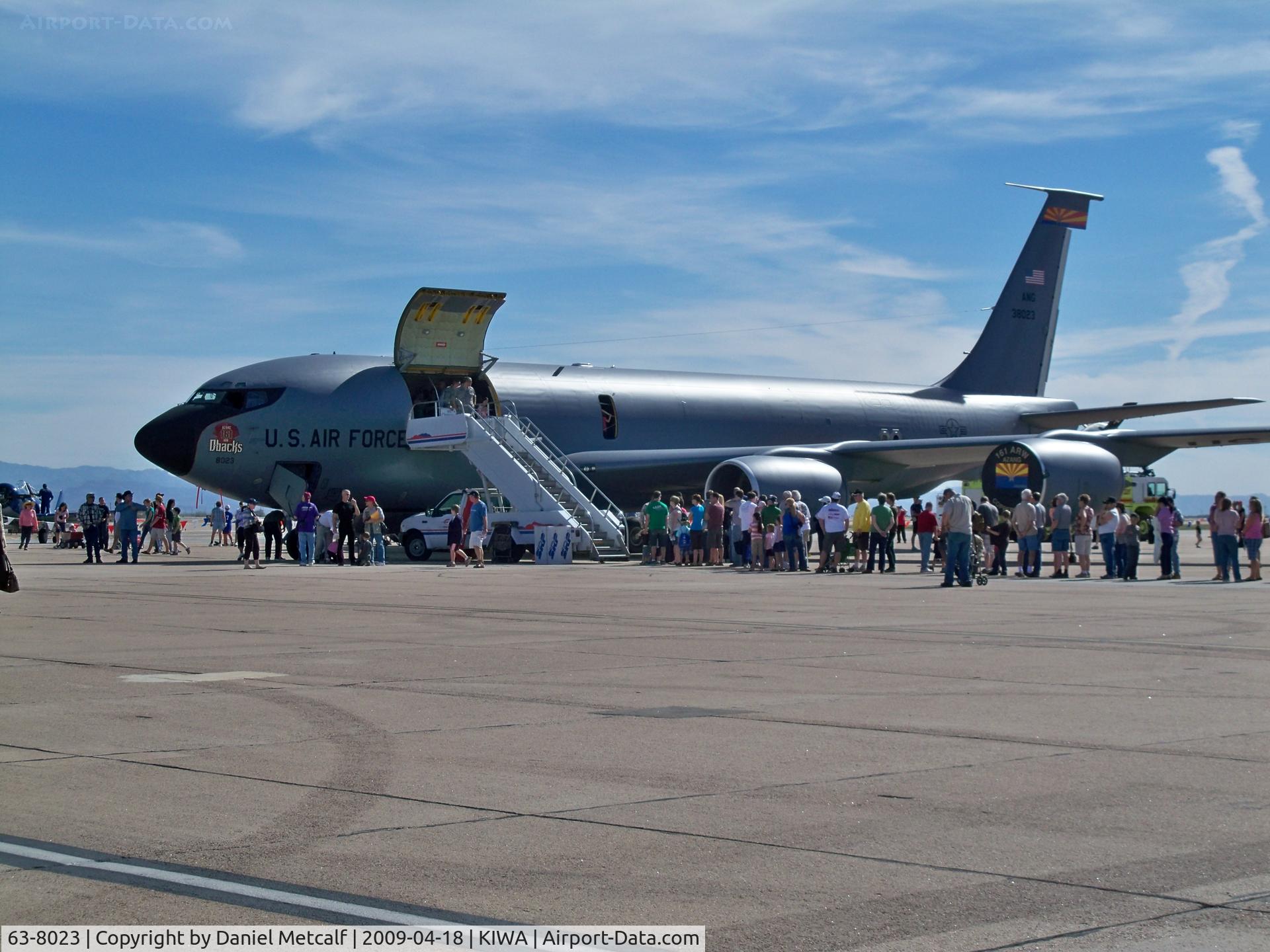 63-8023, 1963 Boeing KC-135R Stratotanker C/N 18640, Phoenix-Mesa Gateway Airport Gateway Aviation Day 2011