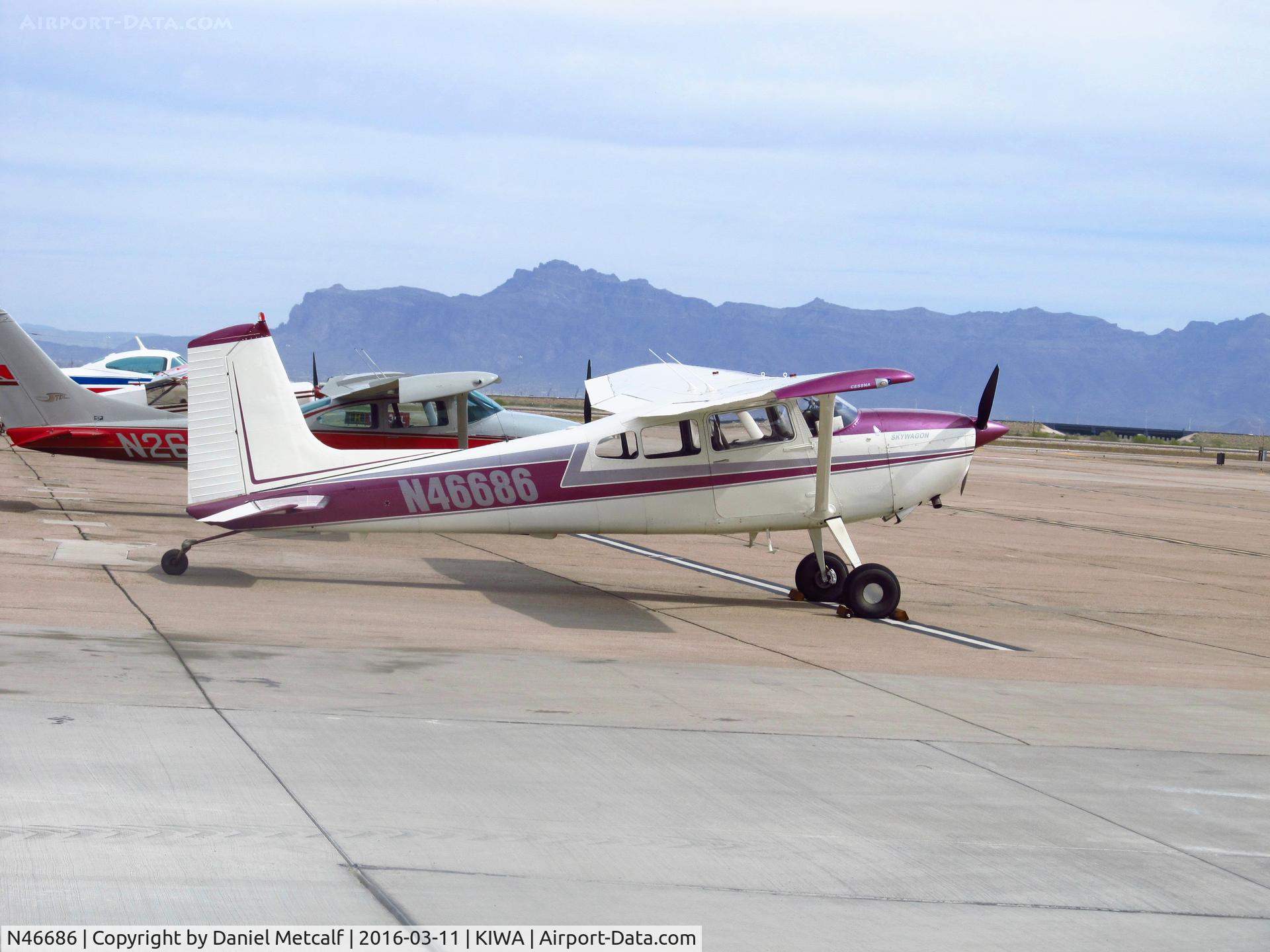 N46686, 1974 Cessna 180J Skywagon C/N 18052434, Phoenix-Mesa Gateway Airport
