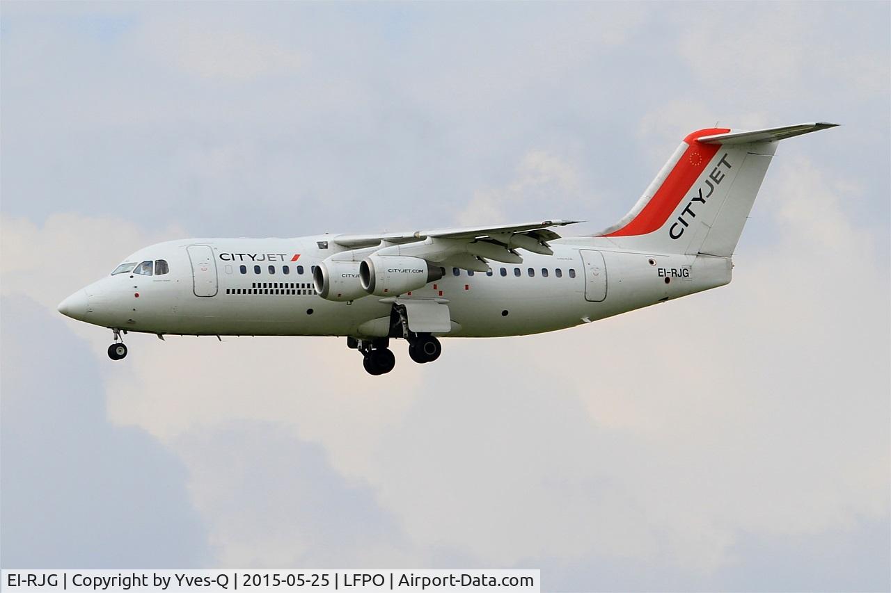 EI-RJG, 1999 British Aerospace Avro 146-RJ85A C/N E2344, British Aerospace RJ-85A, On final rwy 26, Paris Orly Airport (LFPO-ORY)