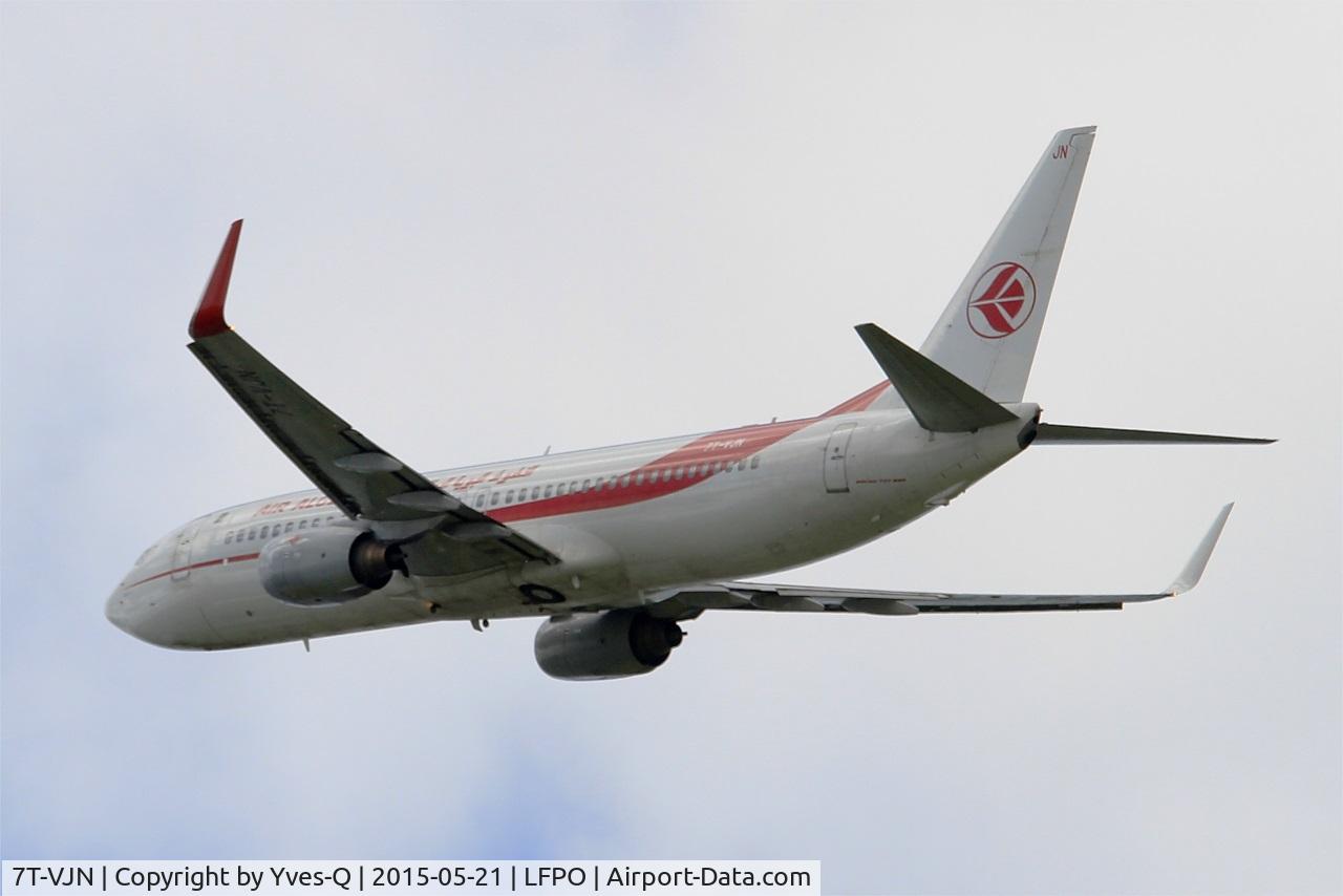 7T-VJN, 2001 Boeing 737-8D6 C/N 30206, Boeing 737-8D6, Take off rwy 24, Paris-Orly airport (LFPO-ORY)