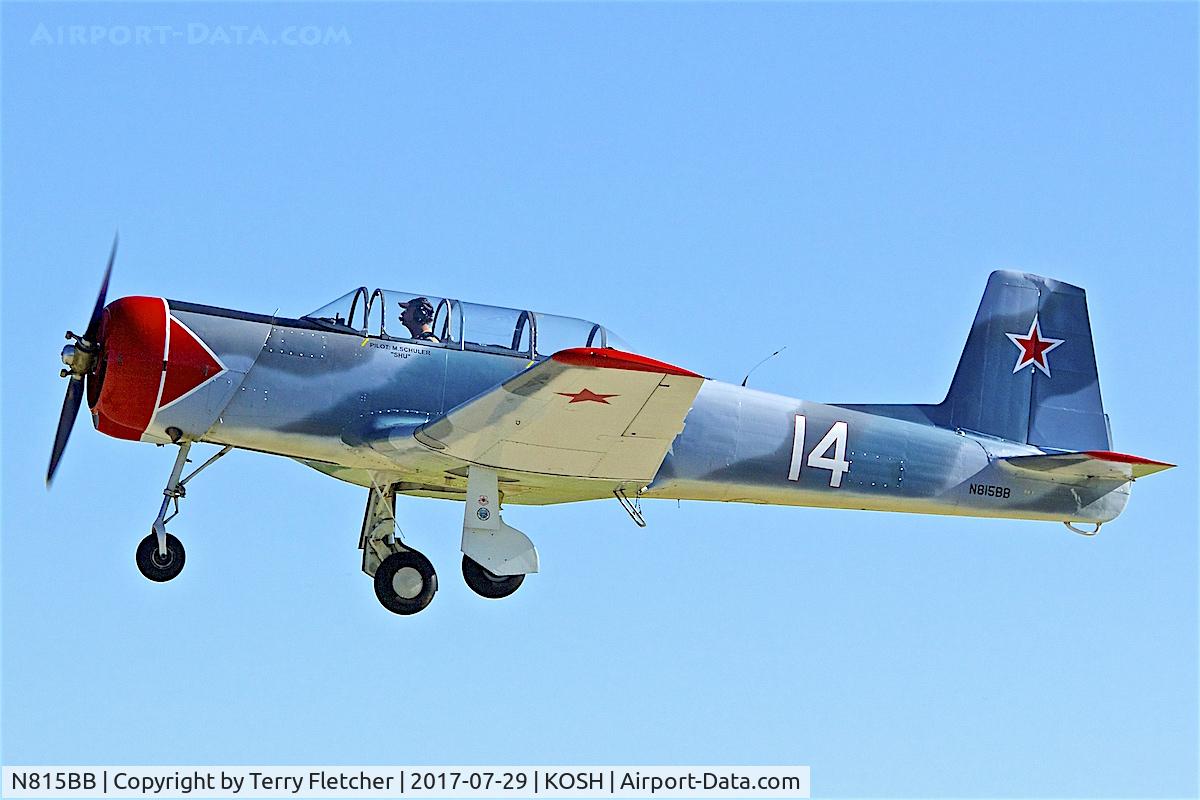 N815BB, 1969 Nanchang CJ-6A C/N 2951216, at 2017 EAA AirVenture at Oshkosh
