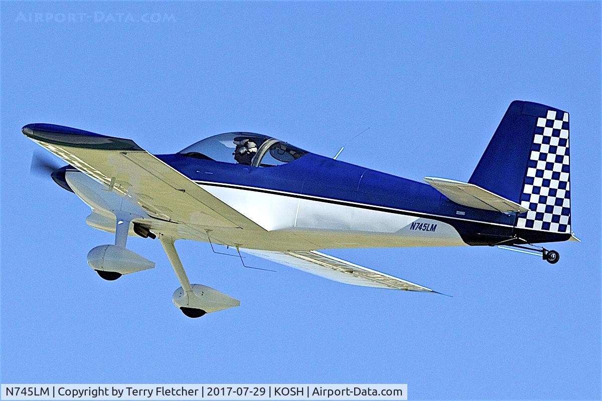 N745LM, 2015 Vans RV-7 C/N 70346, at 2017 EAA AirVenture at Oshkosh