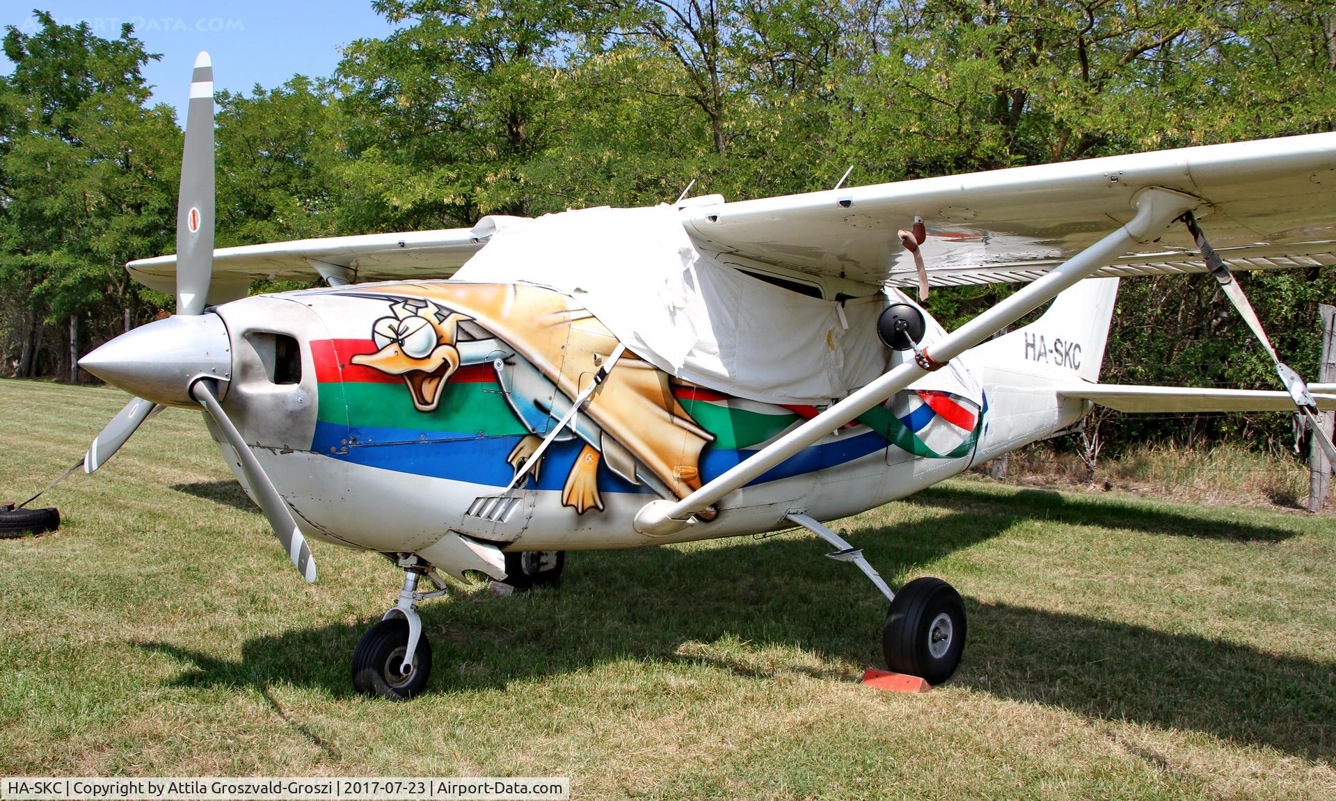 HA-SKC, Cessna P206E Super Skylane C/N P206-00618, Siófok-Papkutapuszta Airfield, Hungary