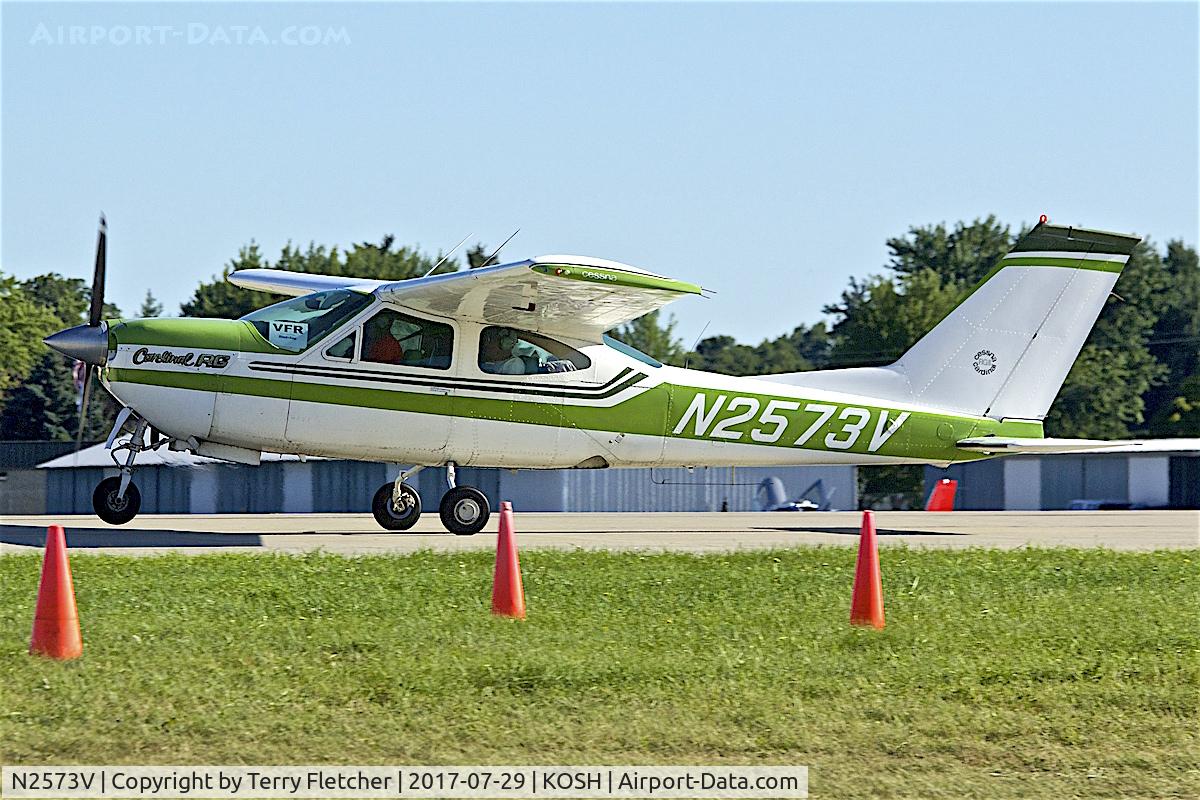 N2573V, 1974 Cessna 177RG Cardinal C/N 177RG0621, at 2017 EAA AirVenture at Oshkosh