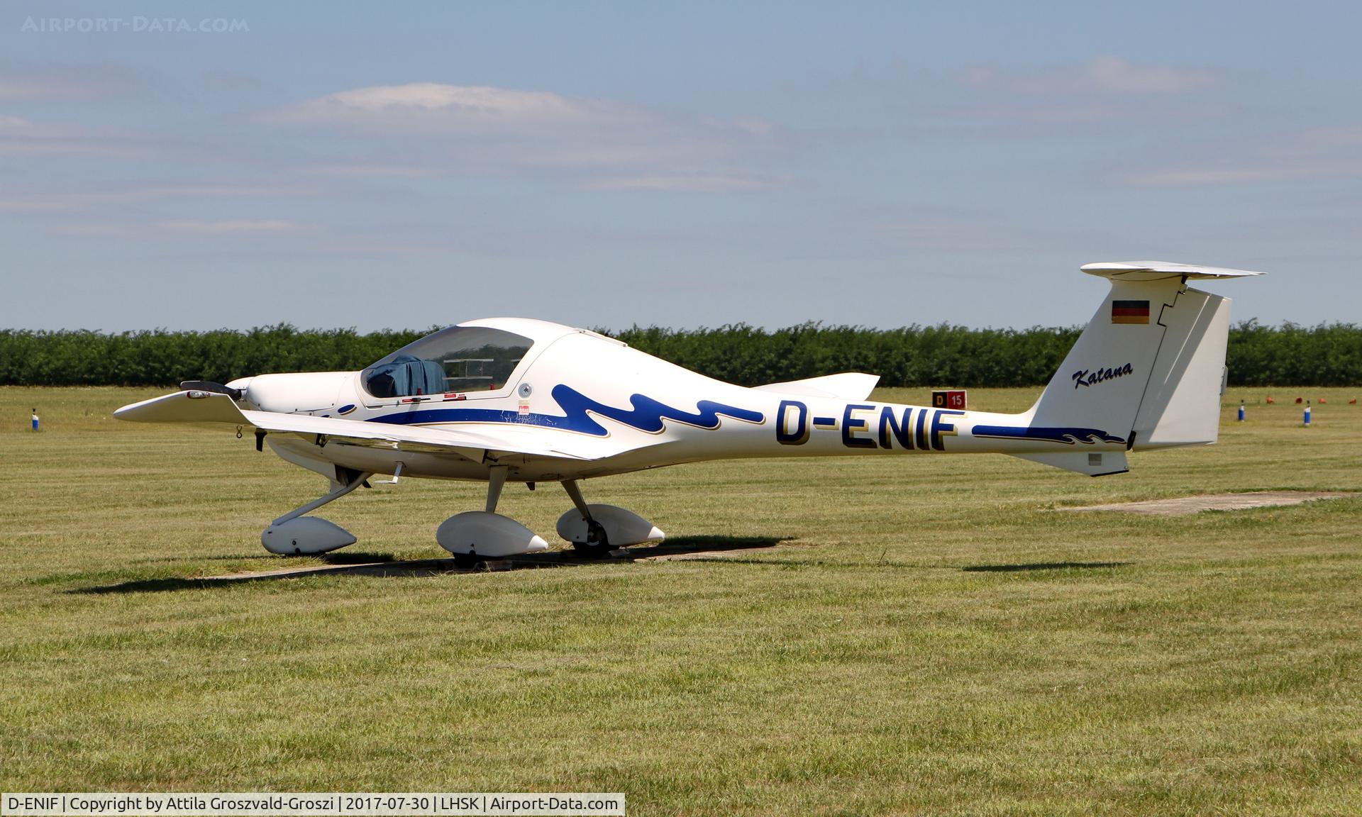 D-ENIF, Diamond DA-20A-1 Katana C/N 10050, Siófok-Kiliti Airport, Hungary
