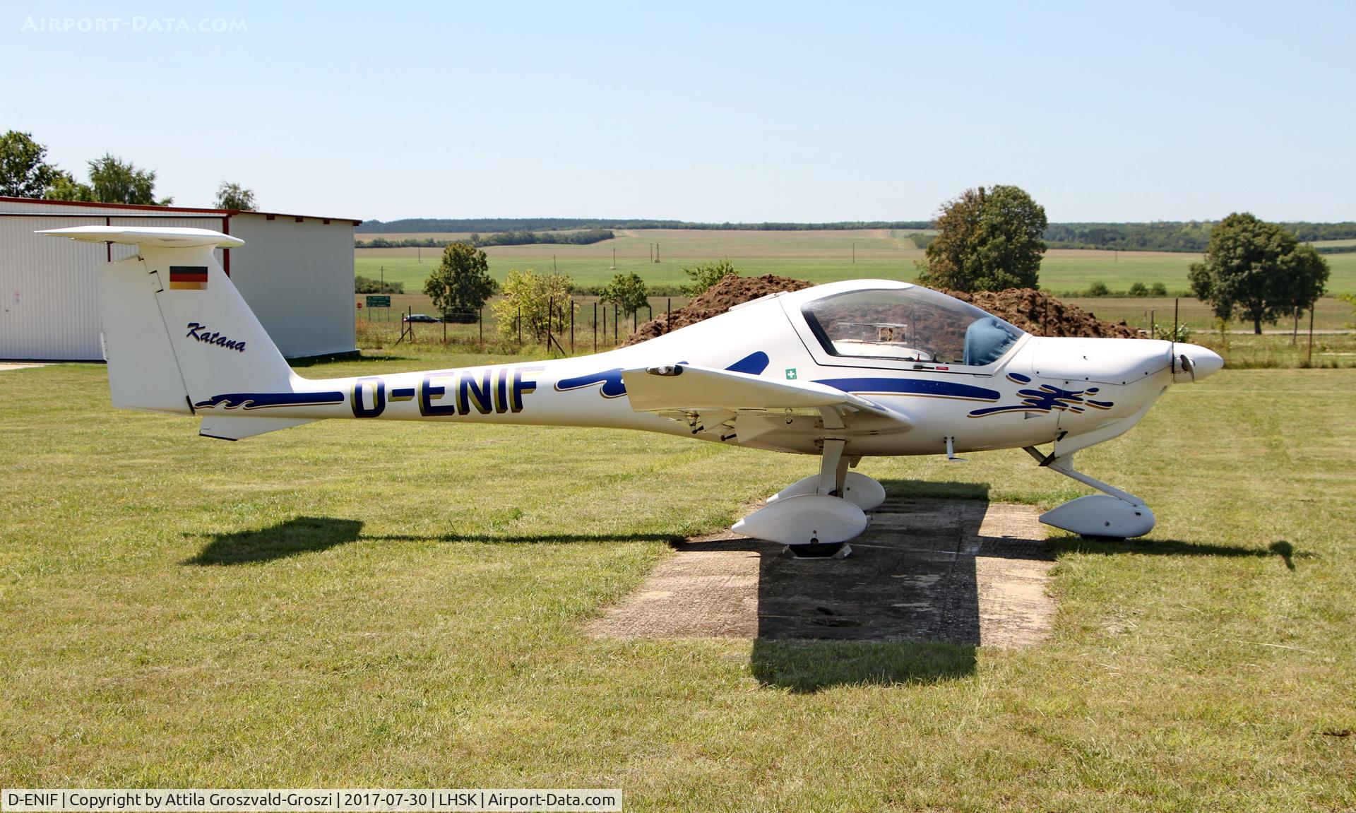 D-ENIF, Diamond DA-20A-1 Katana C/N 10050, Siófok-Kiliti Airport, Hungary