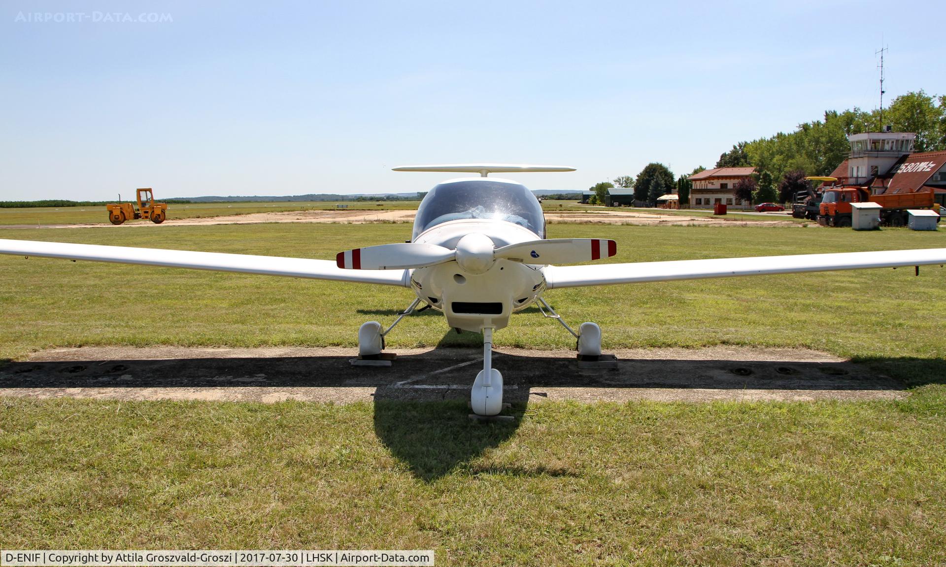 D-ENIF, Diamond DA-20A-1 Katana C/N 10050, Siófok-Kiliti Airport, Hungary