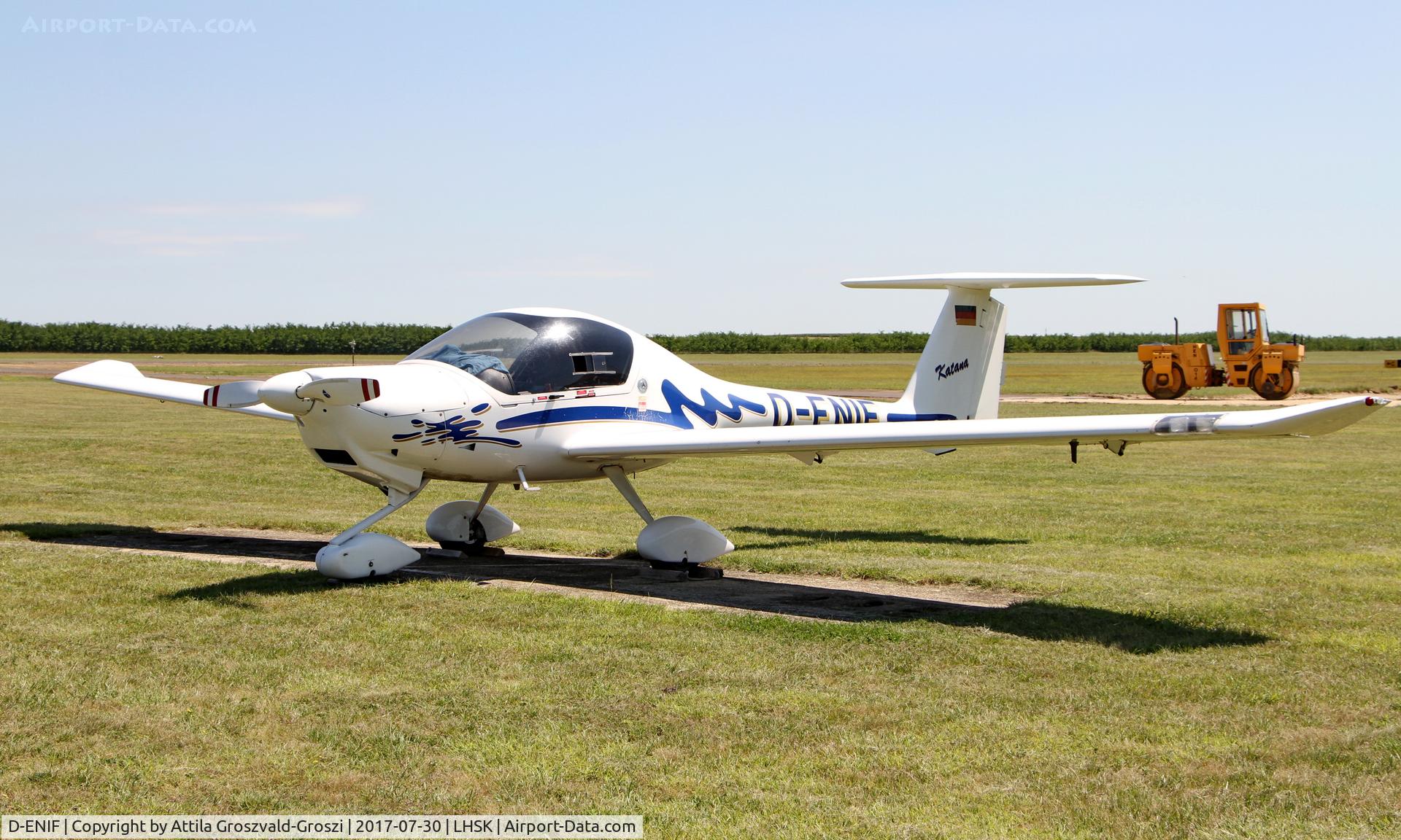 D-ENIF, Diamond DA-20A-1 Katana C/N 10050, Siófok-Kiliti Airport, Hungary