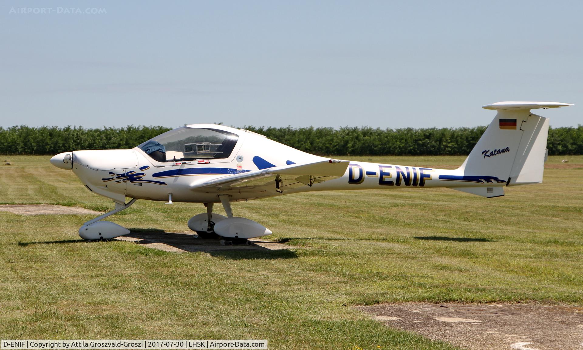 D-ENIF, Diamond DA-20A-1 Katana C/N 10050, Siófok-Kiliti Airport, Hungary