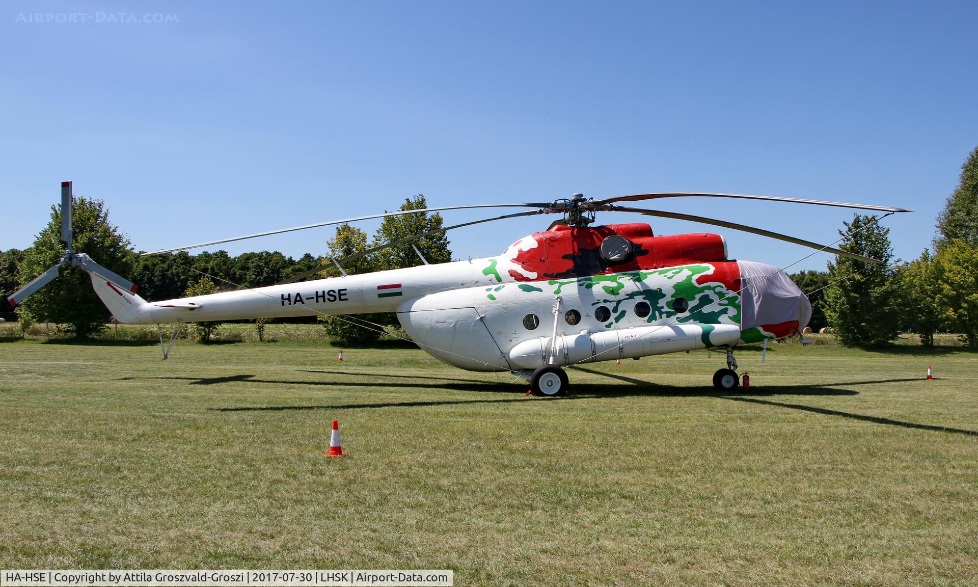 HA-HSE, 1984 Mil Mi-8T Hip C/N 98417135, Siófok-Kiliti Airport, Hungary