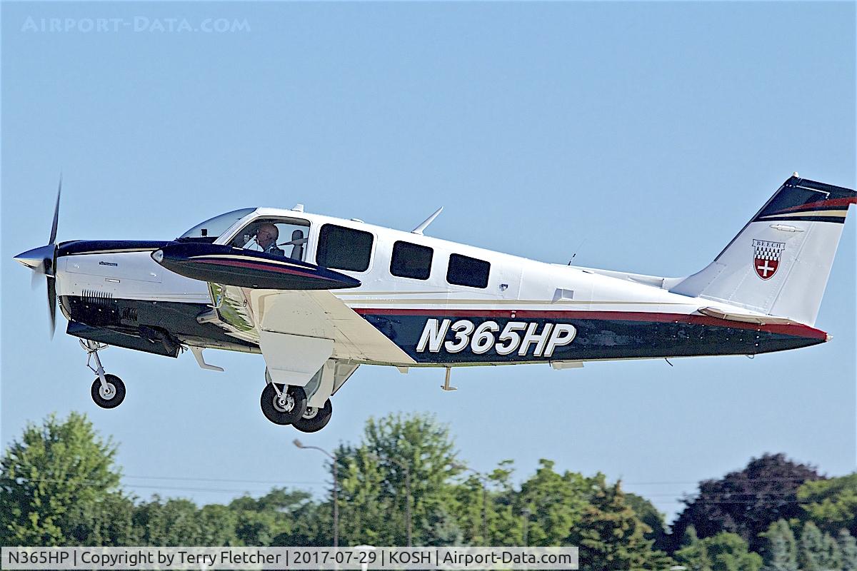 N365HP, 1980 Beech A36 Bonanza 36 C/N E-1756, at 2017 EAA AirVenture at Oshkosh