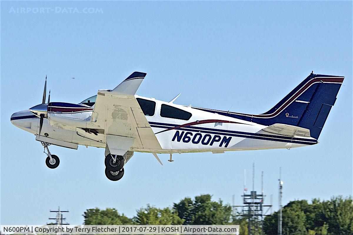 N600PM, 1977 Beech 95-B55 (T42A) Baron C/N TC-2082, at 2017 EAA AirVenture at Oshkosh
