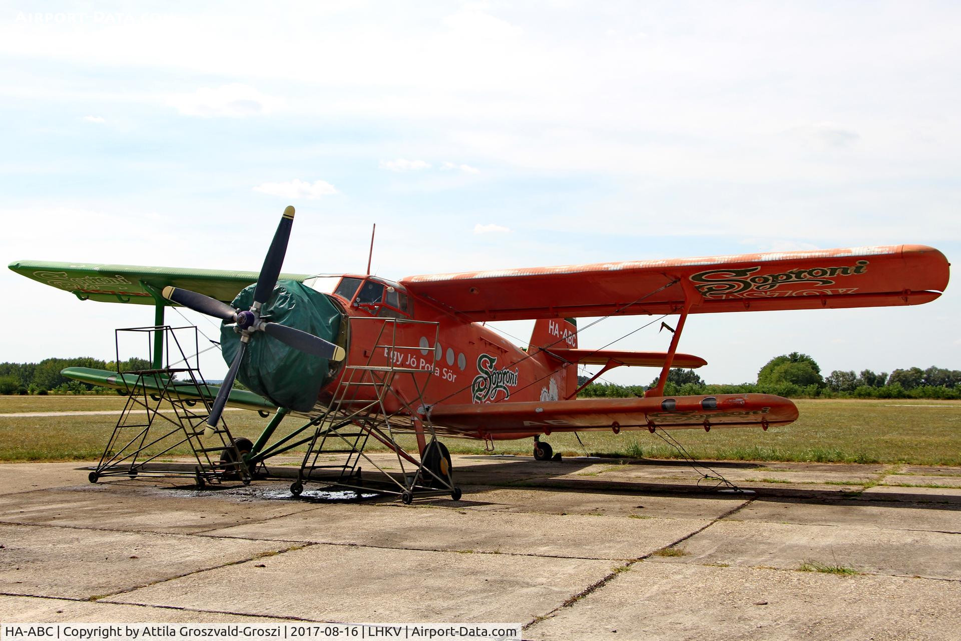 HA-ABC, 1989 PZL-Mielec An-2TD C/N 1G235-20, Kaposújlak Airport, Hungary