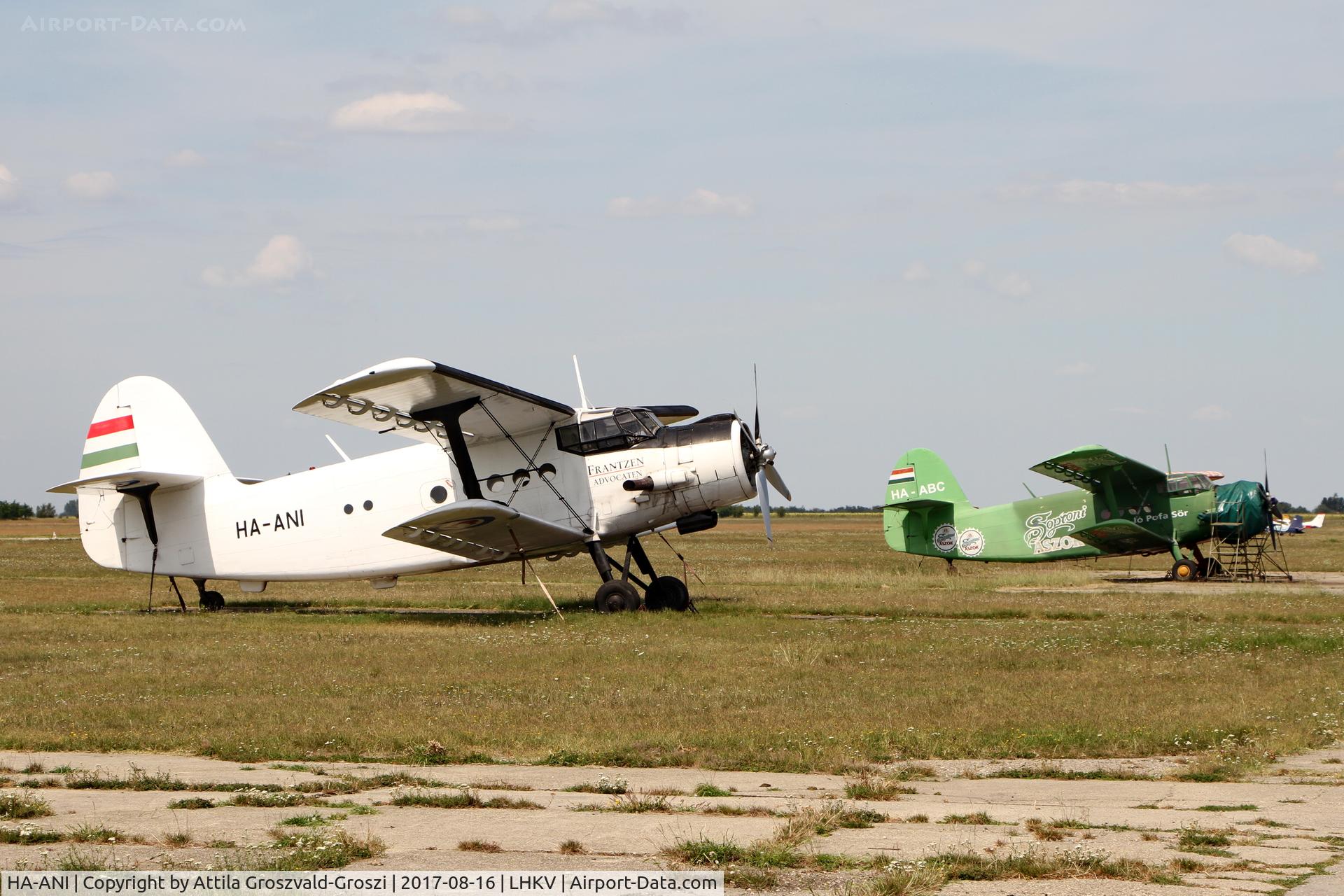 HA-ANI, 1972 Antonov An-2P C/N 1G132-55, Kaposújlak Airport, Hungary