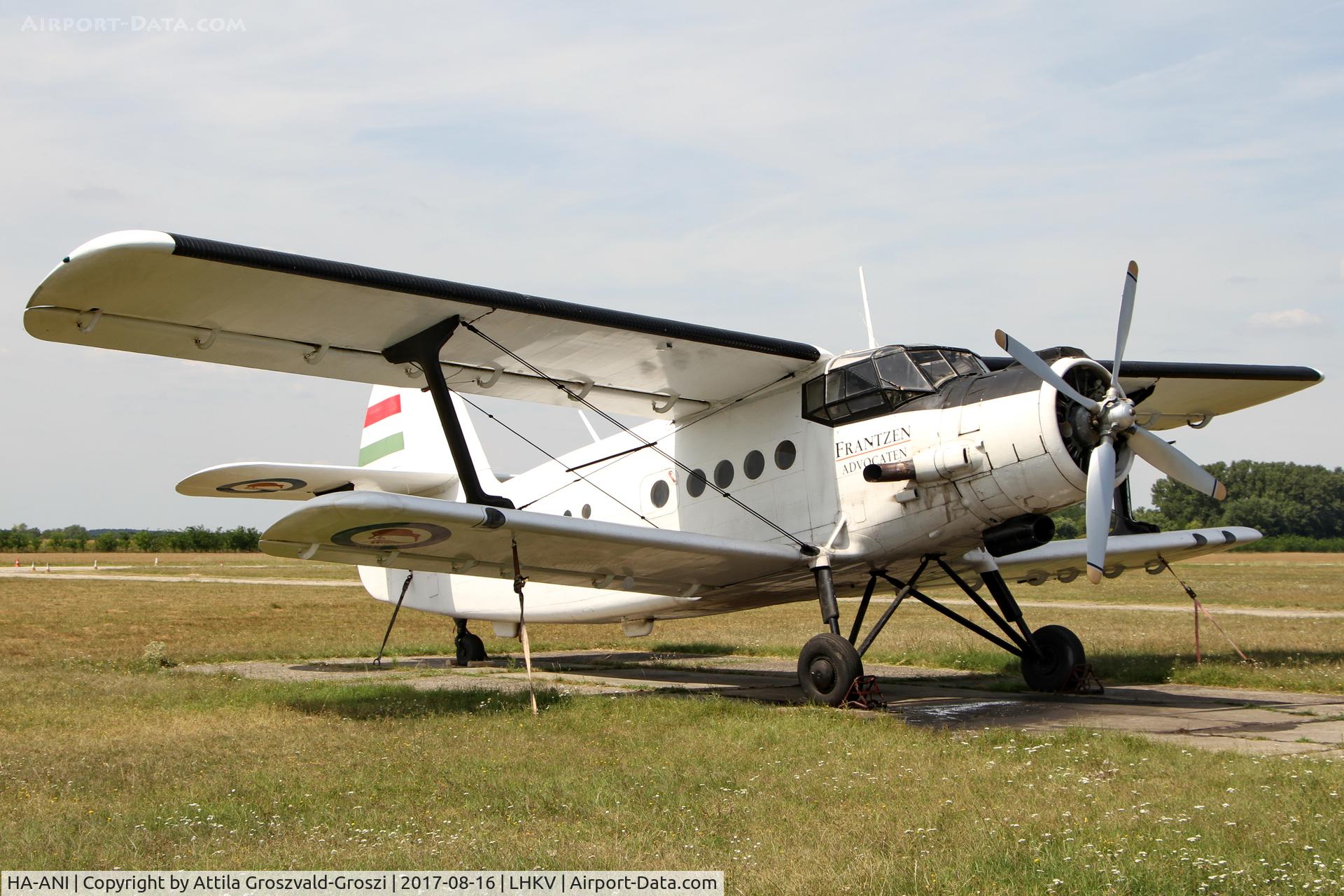 HA-ANI, 1972 Antonov An-2P C/N 1G132-55, Kaposújlak Airport, Hungary