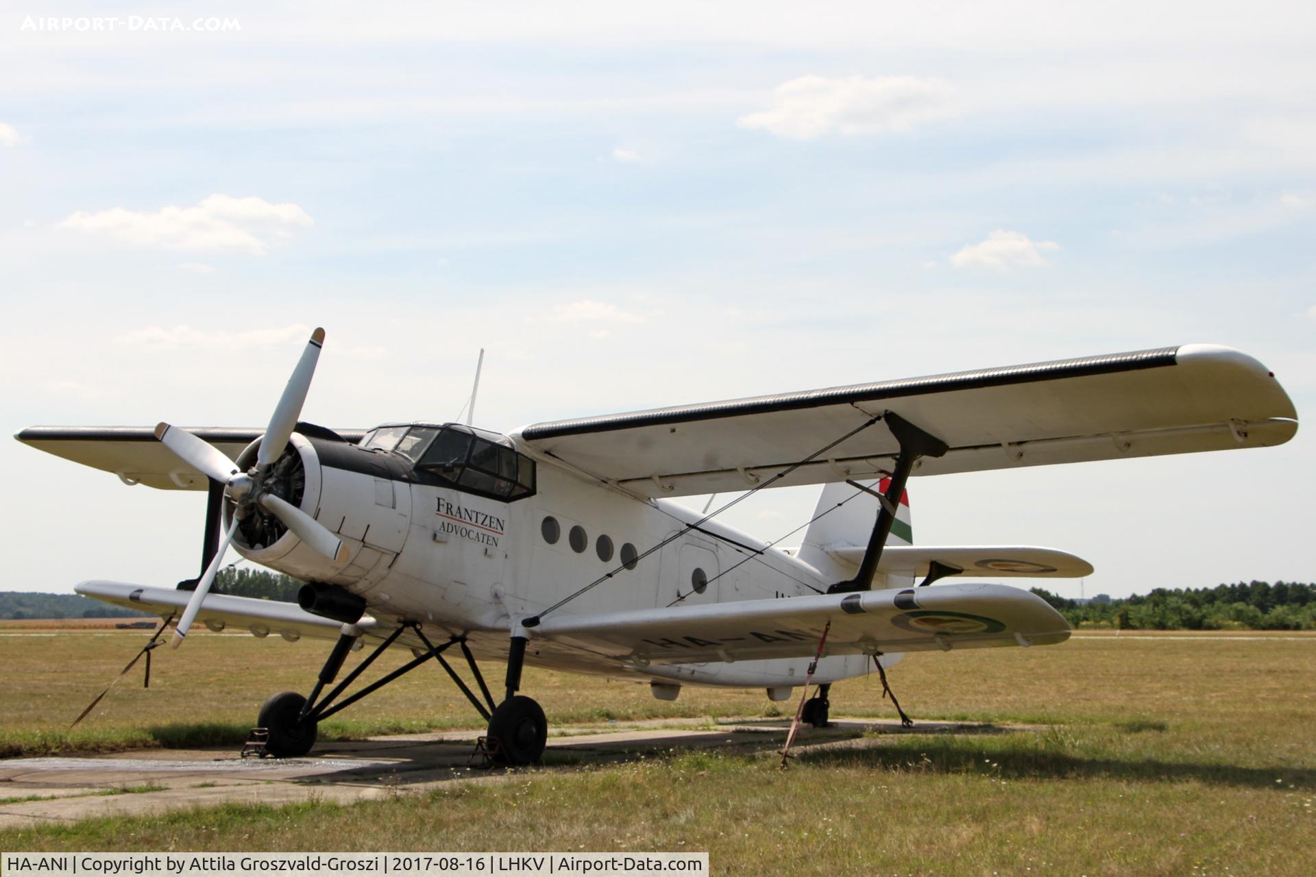 HA-ANI, 1972 Antonov An-2P C/N 1G132-55, Kaposújlak Airport, Hungary