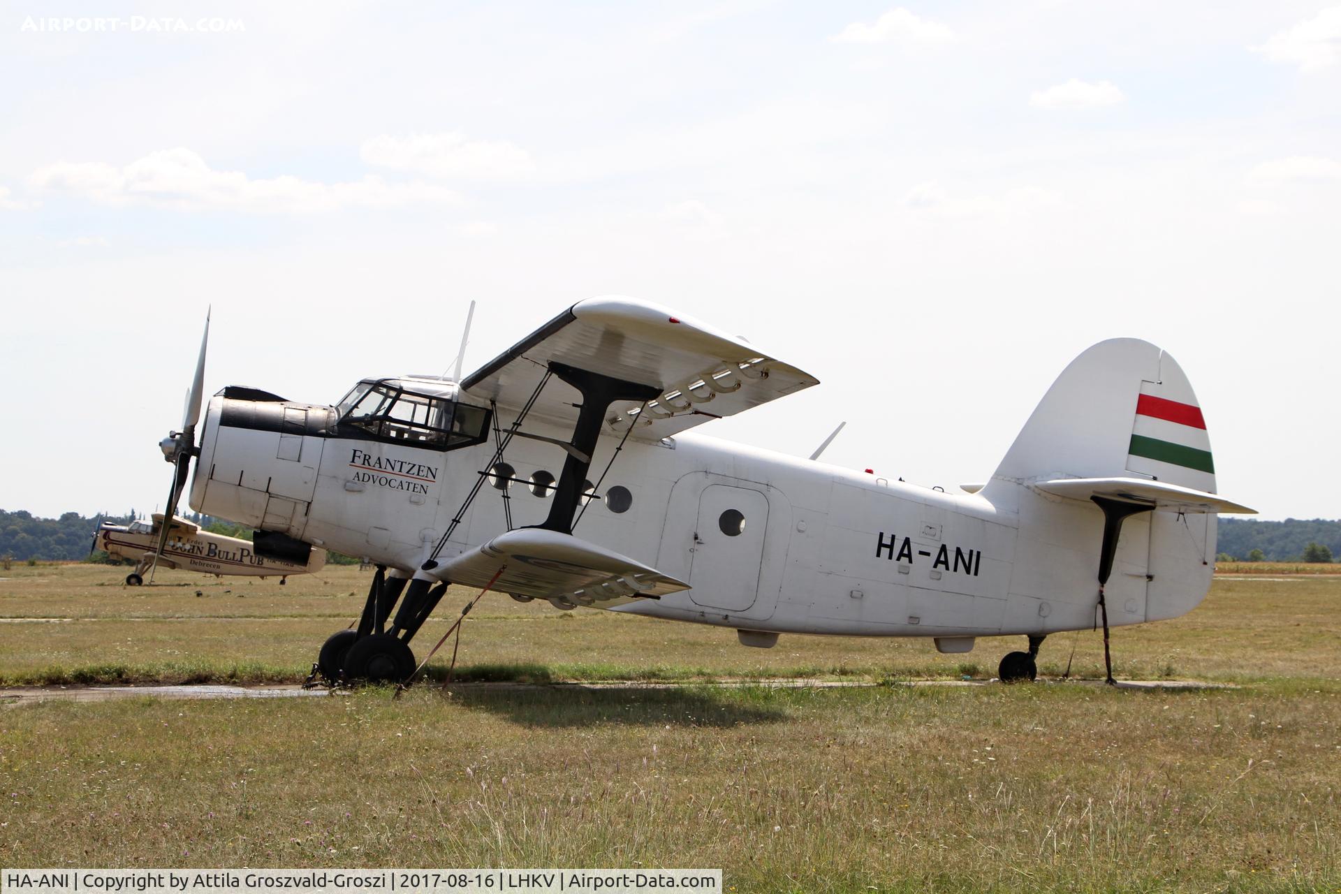 HA-ANI, 1972 Antonov An-2P C/N 1G132-55, Kaposújlak Airport, Hungary