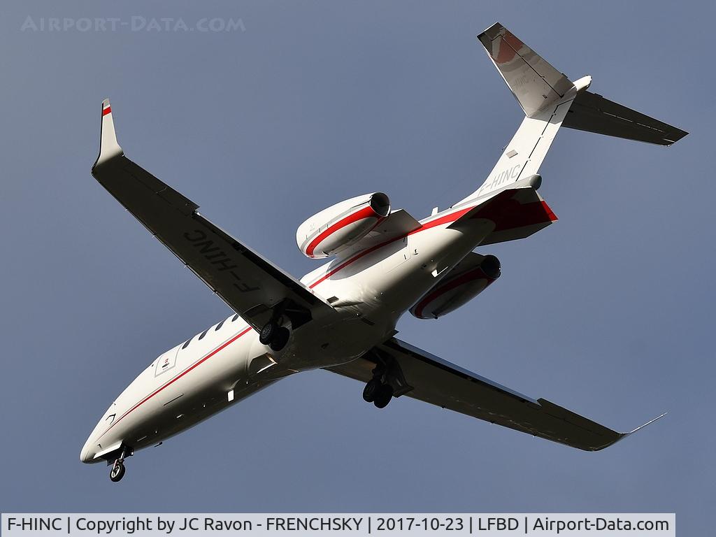 F-HINC, 2014 Learjet 75 C/N 45-488, Agroair St.Malo