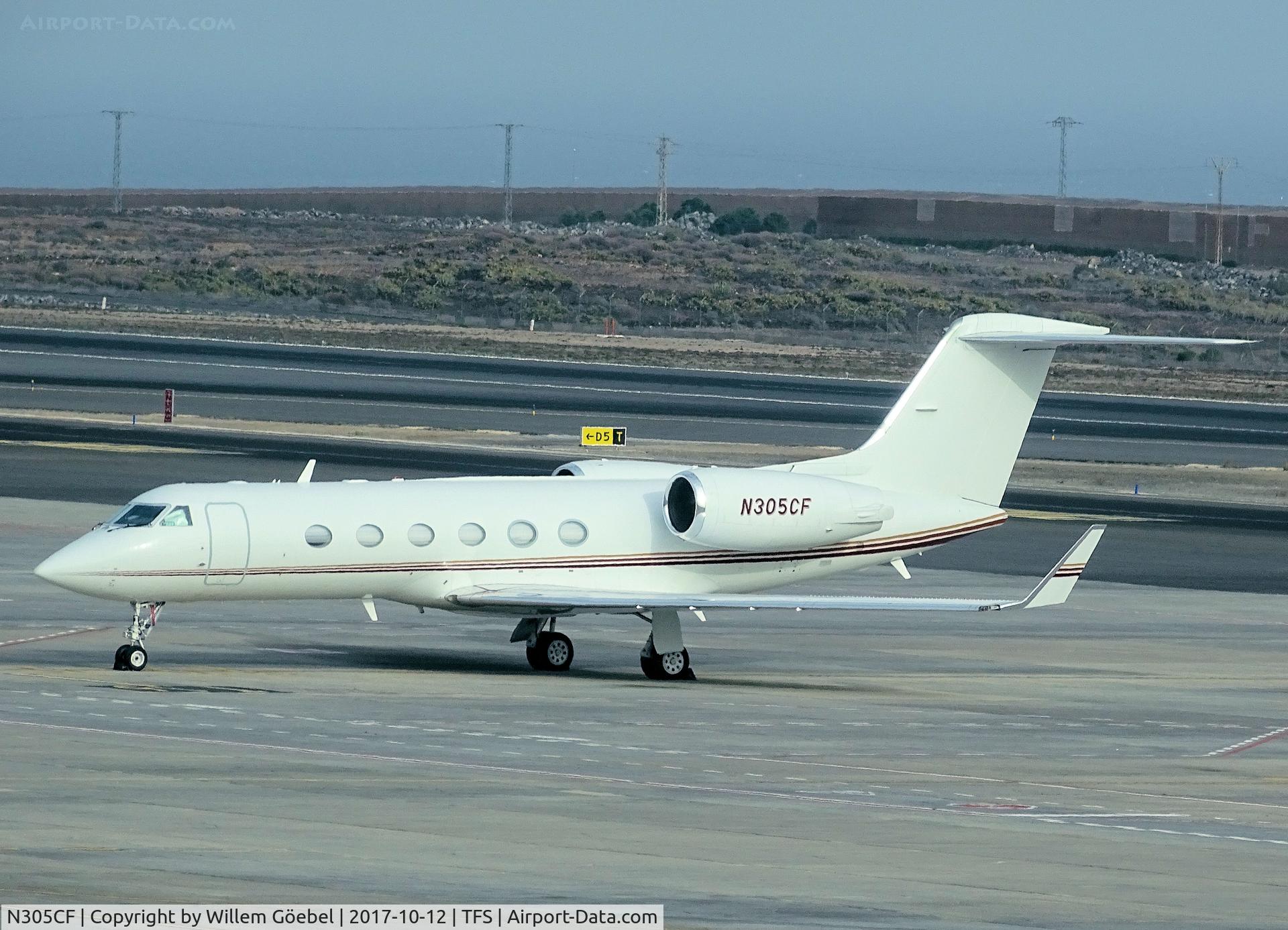 N305CF, 2001 Gulfstream Aerospace G-IV SP C/N 1457, Parking on TFS