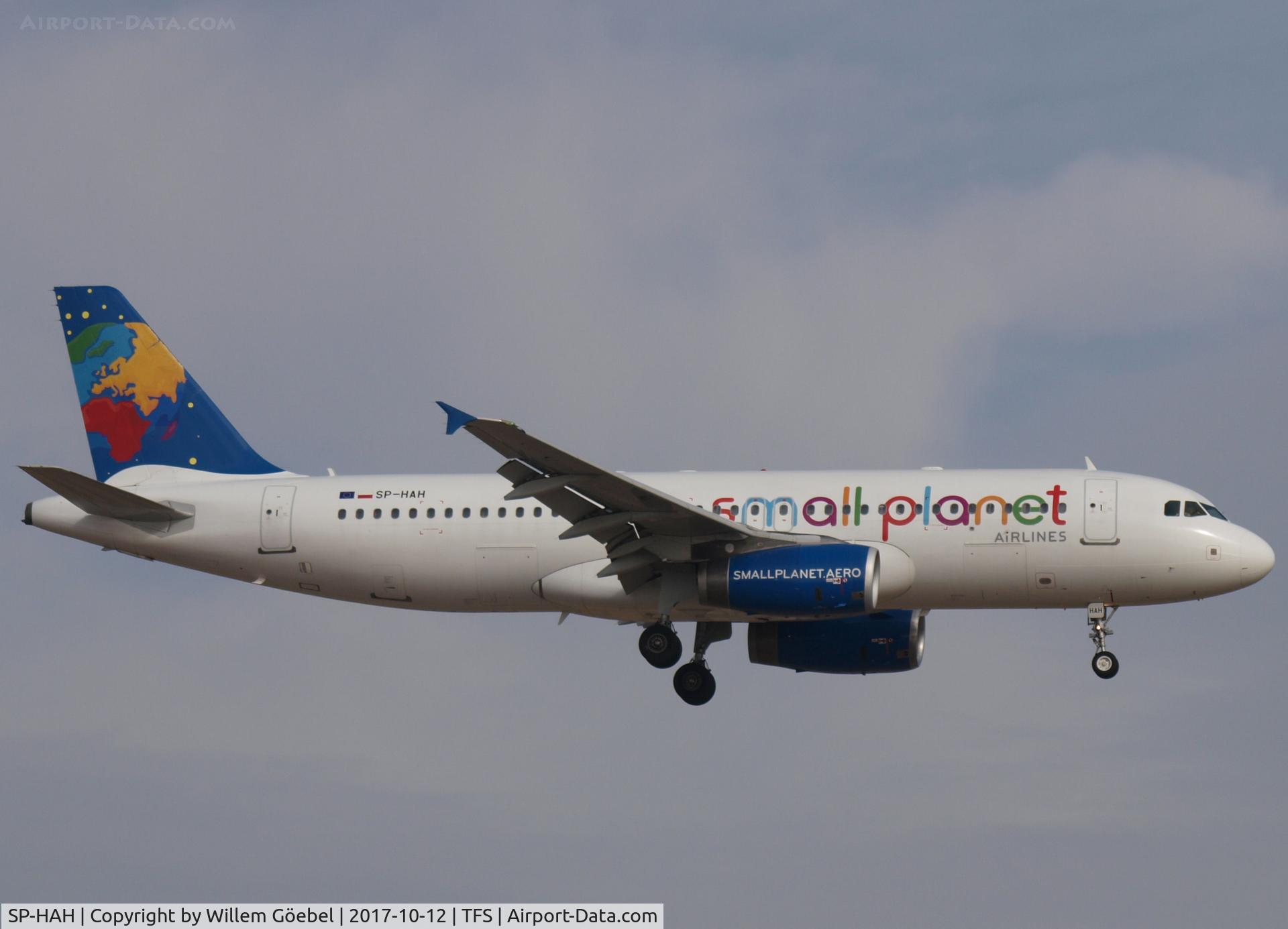 SP-HAH, 2003 Airbus A320-233 C/N 2118, Landing on TFS airport of Tenerife