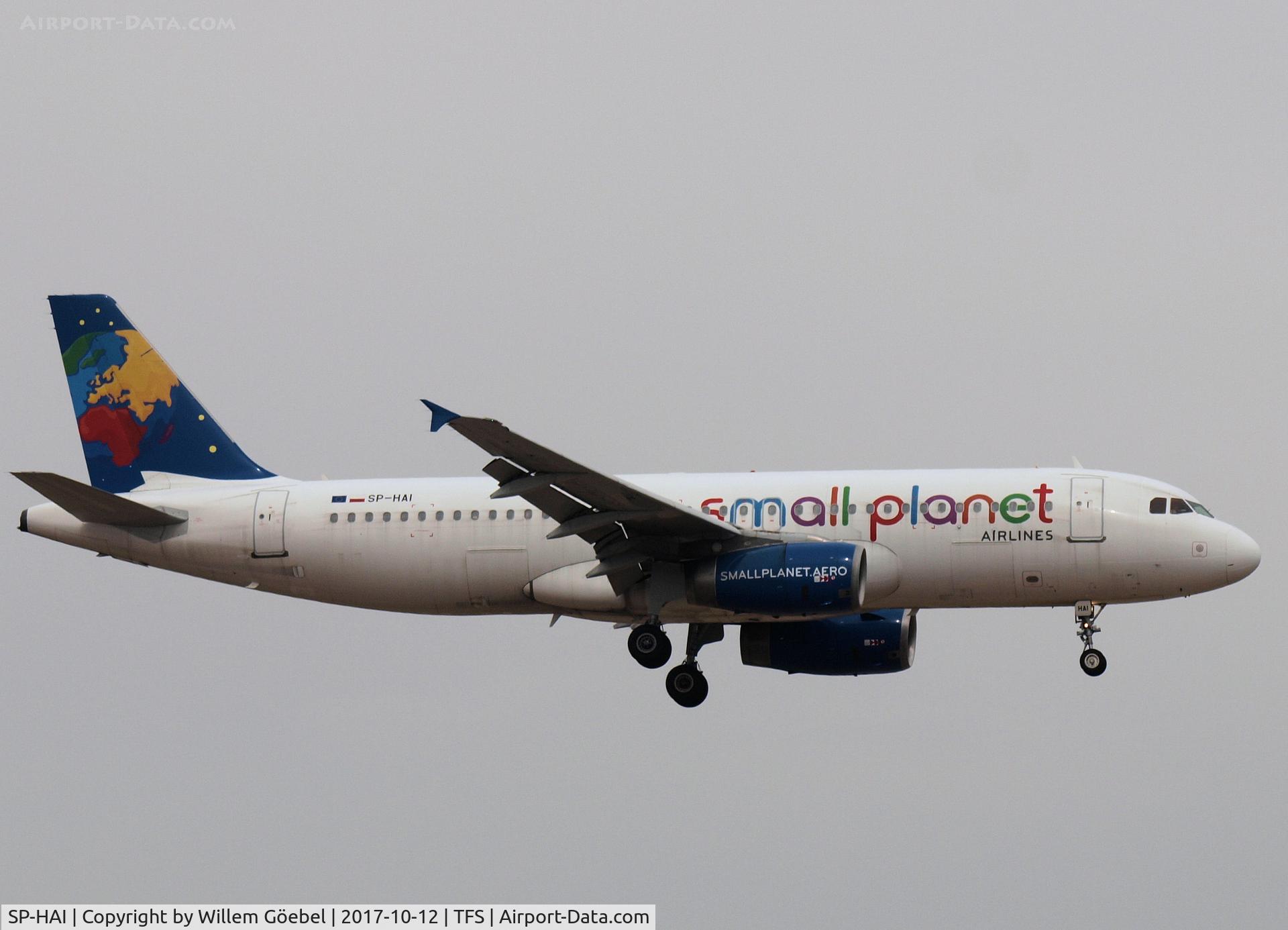 SP-HAI, 1999 Airbus A320-233 C/N 1007, Landing on TFS airport of Tenerife