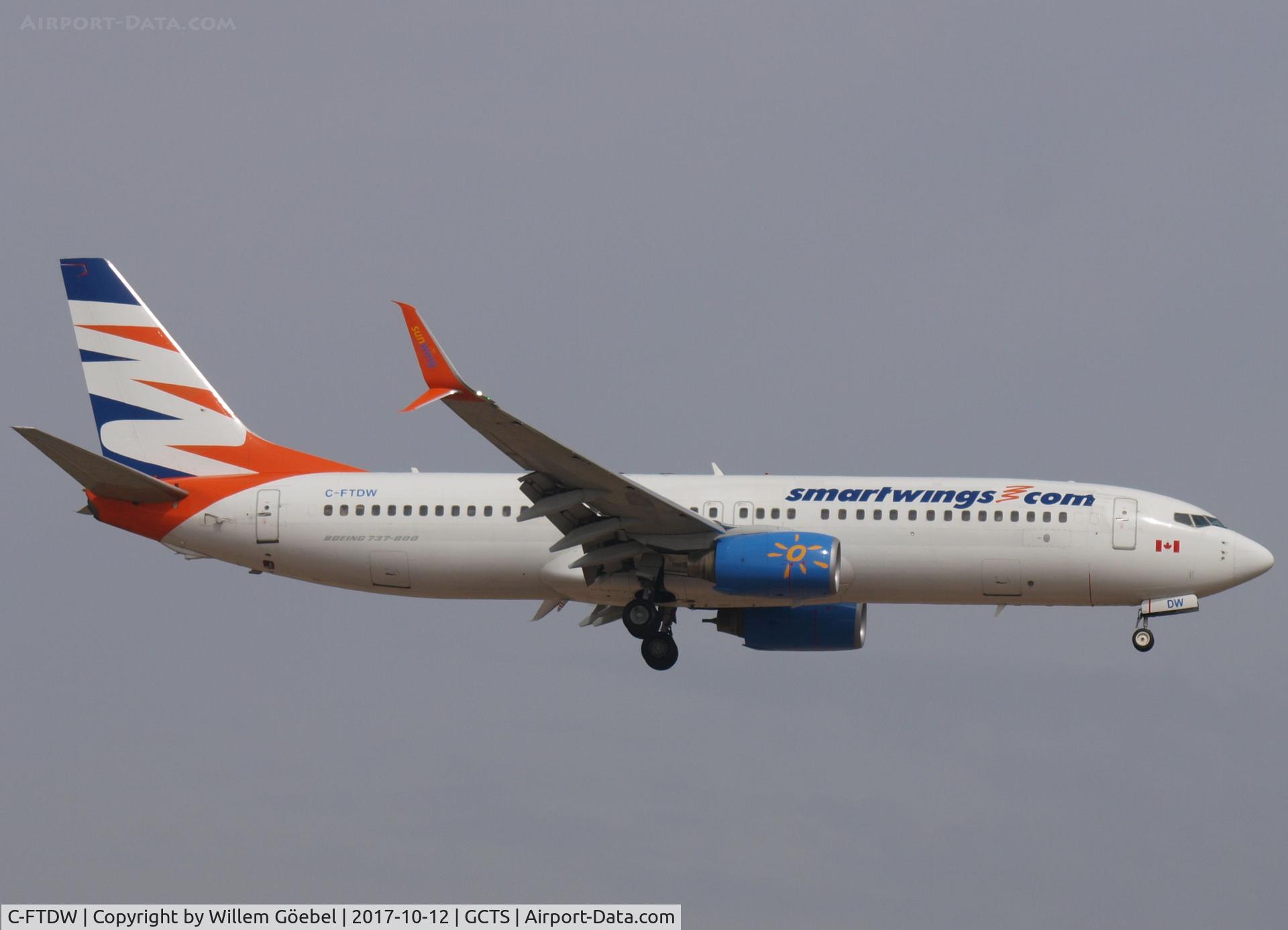 C-FTDW, 2006 Boeing 737-808 C/N 34704, Landing on TFS airport of Tenerife