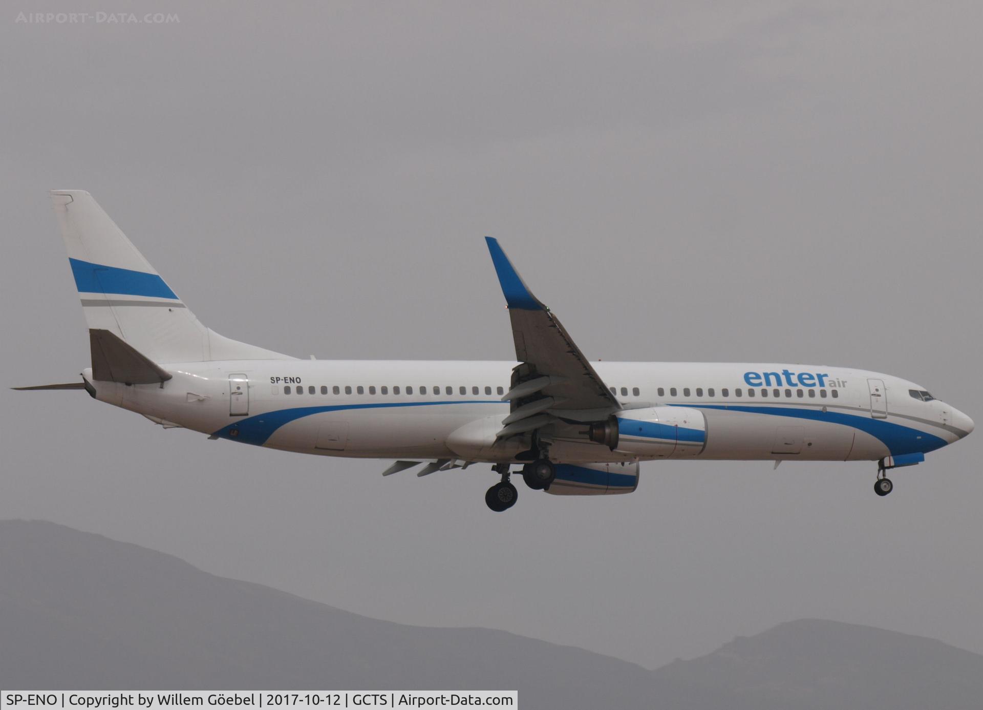 SP-ENO, 2000 Boeing 737-8AS C/N 29921, Landing on TFS airport of Tenerife