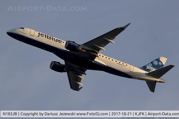 N183JB, 2005 Embraer 190AR (ERJ-190-100IGW) C/N 19000007, Embraer 190AR (ERJ-190-100IGW) 