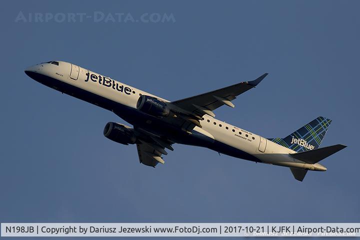 N198JB, 2006 Embraer 190AR (ERJ-190-100IGW) C/N 19000021, Embraer 190AR (ERJ-190-100IGW) 