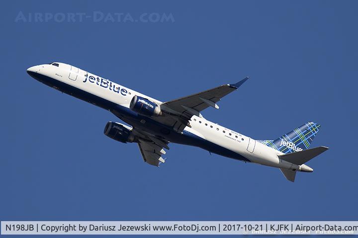 N198JB, 2006 Embraer 190AR (ERJ-190-100IGW) C/N 19000021, Embraer 190AR (ERJ-190-100IGW) 