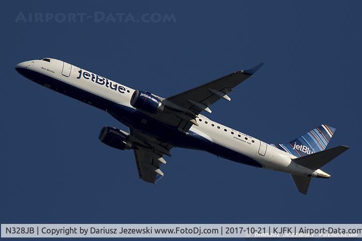 N328JB, Embraer ERJ-190-100 IGW 190AR C/N 19000422, Embraer 190AR (ERJ-190-100IGW) 