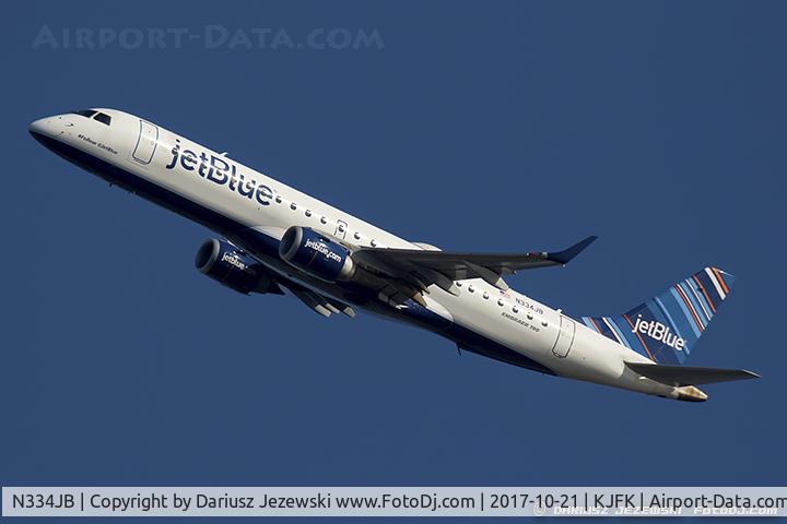 N334JB, Embraer ERJ-190-100 IGW 190AR C/N 19000446, Embraer 190AR (ERJ-190-100IGW) 
