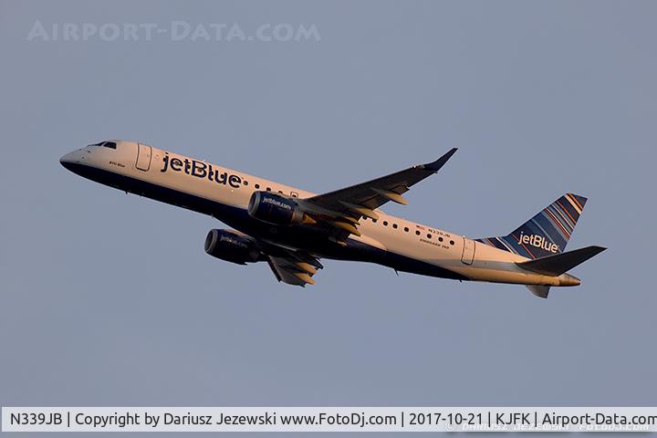 N339JB, 2011 Embraer ERJ-190-100 IGW 190AR C/N 19000490, Embraer 190AR (ERJ-190-100IGW) 