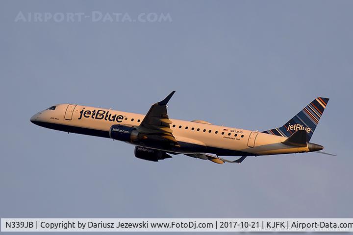 N339JB, 2011 Embraer ERJ-190-100 IGW 190AR C/N 19000490, Embraer 190AR (ERJ-190-100IGW) 