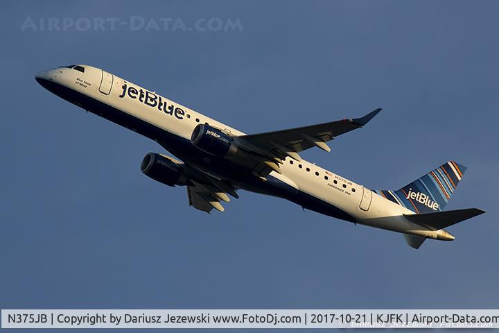 N375JB, 2013 Embraer 195AR (ERJ-190-200IGW) C/N 19000637, Embraer 190AR (ERJ-190-100IGW) 