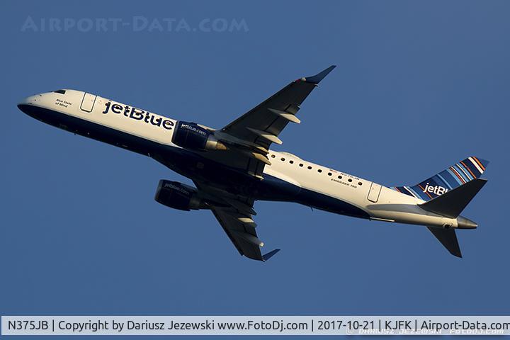 N375JB, 2013 Embraer 195AR (ERJ-190-200IGW) C/N 19000637, Embraer 190AR (ERJ-190-100IGW) 
