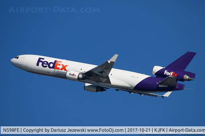 N598FE, 1993 McDonnell Douglas MD-11F C/N 48597, McDonnell Douglas MD-11 - FedEx - Federal Express  C/N 48597, N598FE