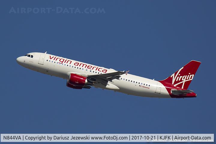 N844VA, Airbus A320-214 C/N 4851, Airbus A320-214 - Virgin America  C/N 4851, N844VA