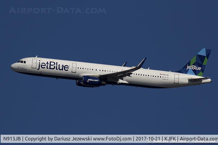 N913JB, 2013 Airbus A321-231 C/N 5909, Airbus A321-231 