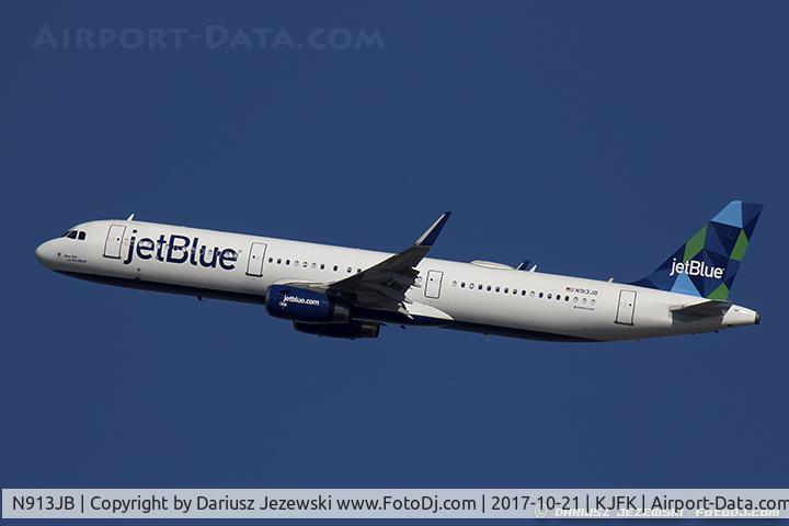 N913JB, 2013 Airbus A321-231 C/N 5909, Airbus A321-231 